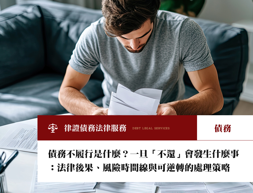 債務不履行是什麼?一旦「不還」會發生什麼事:法律後果、風險時間線與可逆轉的處理策略